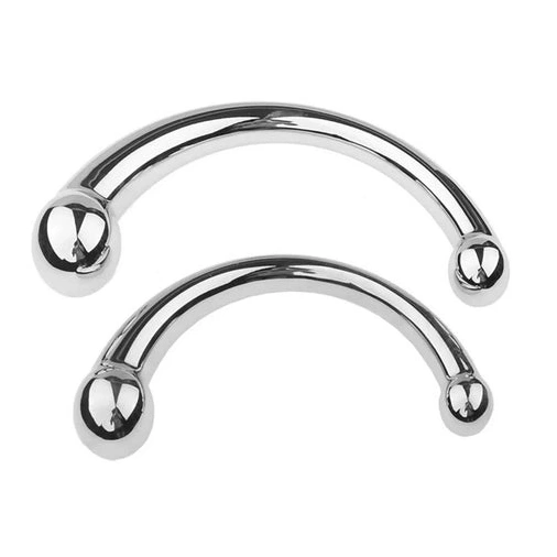 Stainless Double Elegant Anal Steel 5858 Ended Hook 0203